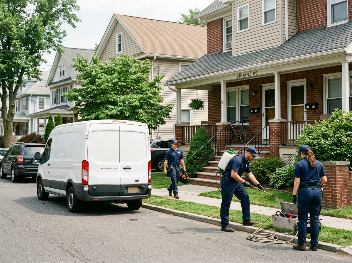 The Bedbug Relief team at work in Parsippany